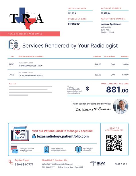 adi radiology billing